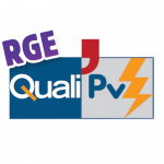 Logo RGE QualiPV pour panneaux solaires